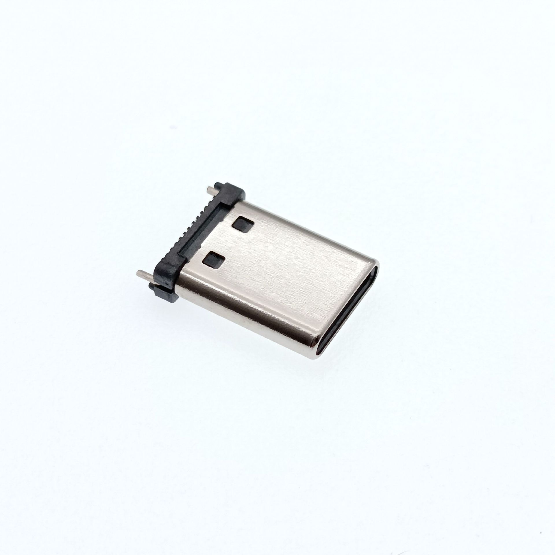 USB 3.1 TYPE-C24PIN公头 180度立式贴片SMT 带柱双排贴片 USB连接器 金晟鑫